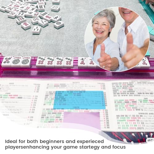 Mahjong Line Reader 8 piezas guía manual azul miniatura 5