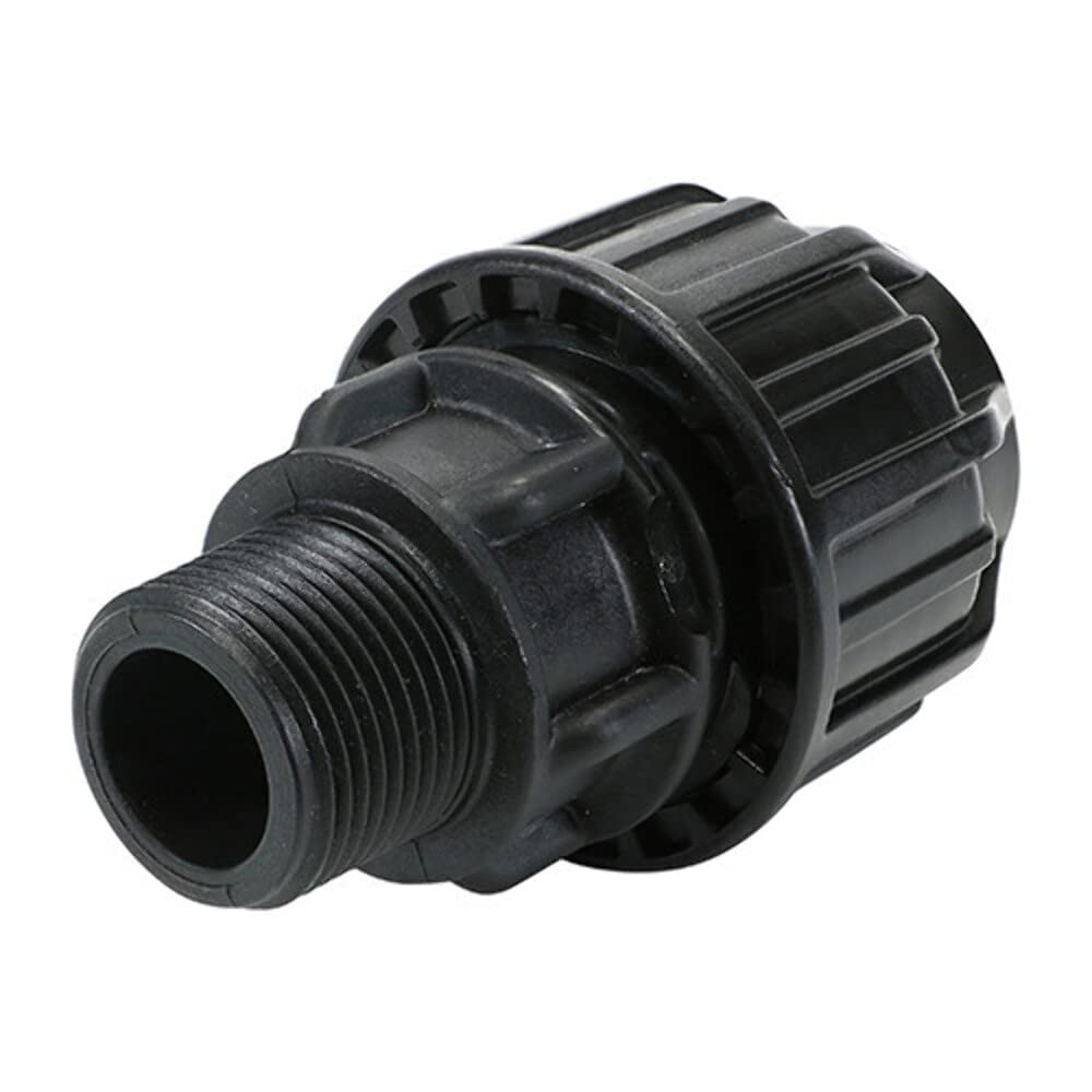 Timco Men's Black Mdpe Pipe Fittings Adaptor - 25Mm X 3/4"