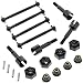 HPI 1/10 RS4 Sport 3 Drift FRONT & REAR DRIVE SHAFTS, AXLES & WHEEL HEX NUTS