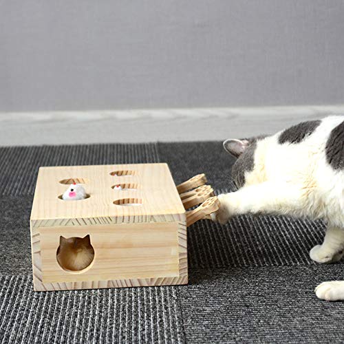 Amazon | HUJK 猫 おもちゃ もぐら 猫じゃらし モグラ叩き 猫遊び 猫
