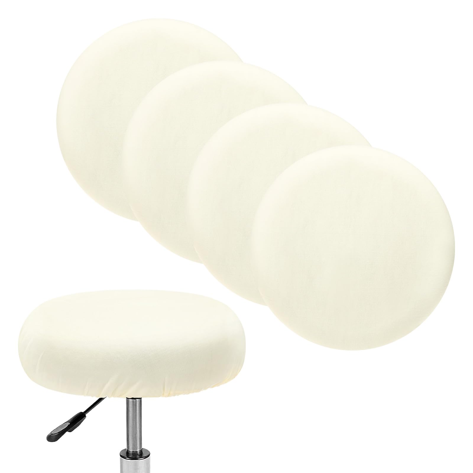 M METERXITY 4-Pack Bar Stool Covers Round