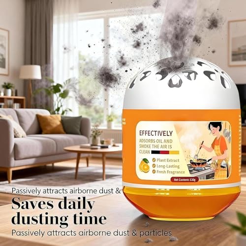 Air Purifier - 120g Dust Removal Refreshing Cleaner for Bedroom | Freshener Box with Odor Absorption, Closet Cabinet Nursery Accessory, Pet Area Living Room Tool, Indoor Office Kitchen Home Use – Image 6