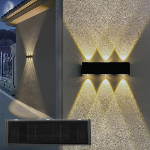 Mrzxy Solar Wall Lights Outdoor Waterproof...