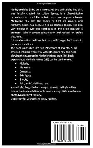METHYLENE BLUE.: A Complete Guide On Methylene Blue Healing for Malaria, Alzheimer, Skin Aging, Cand
