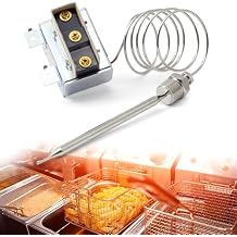 1177 High Limit Fryer Switch LCCM2003000 Replacement for ATOSA 301030005 Gas Fryer Hi Limit Thermostat with 3/8" Mpt Stuff Box Hi Limit 232C/450F