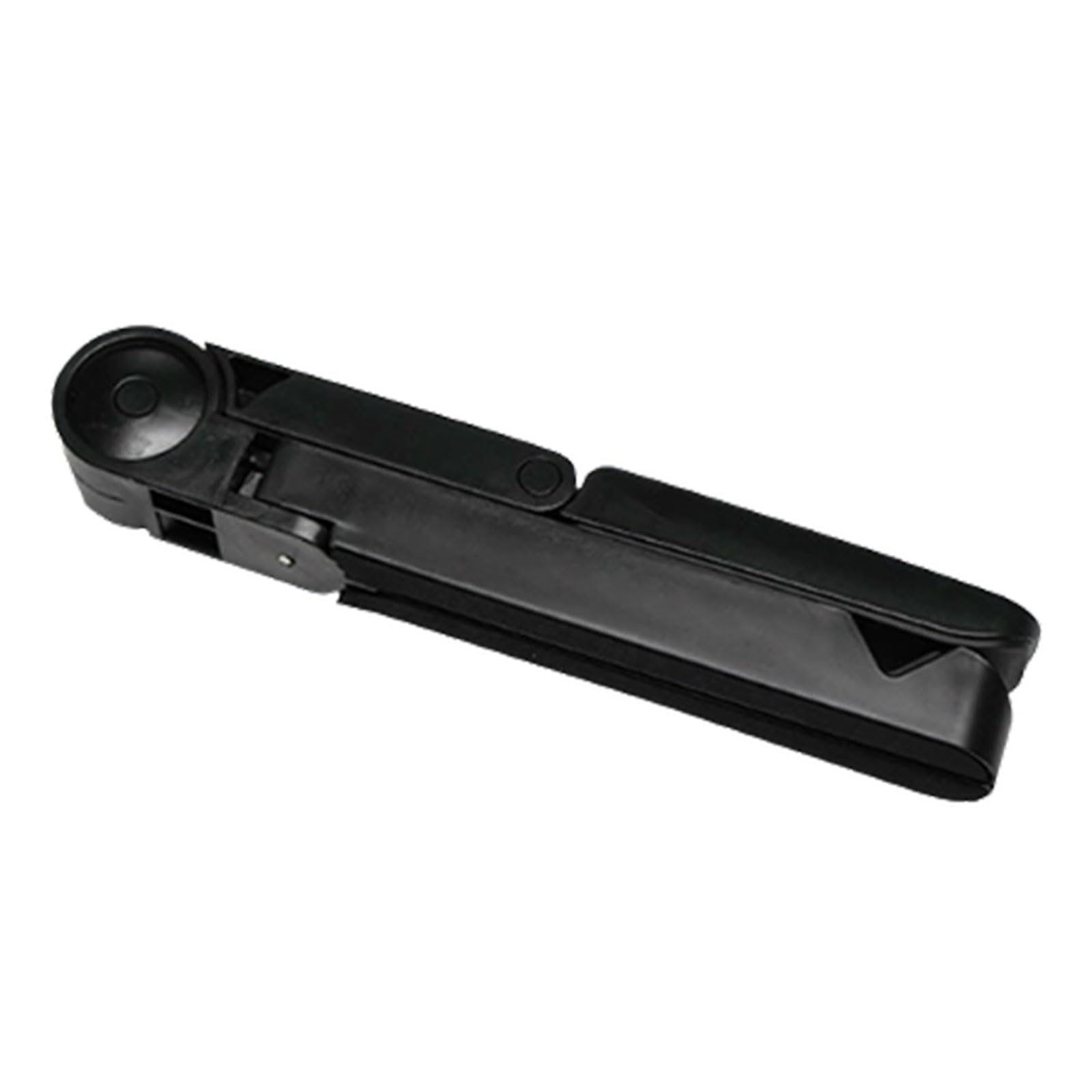 PENCHEAK Lightweighted Record Stand with Foldable Design Black Recorder Holder for Home or Store Use Portable Record Shelf