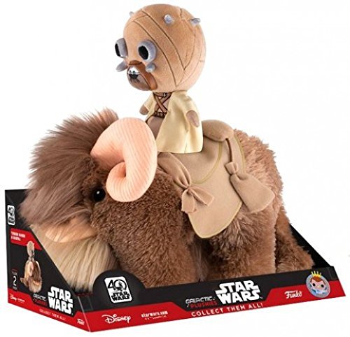 Funko Galactic Plushies Tusken Raider and Bantha