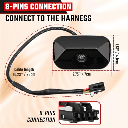 Image of 95760-2K100 Backup Camera Rear View Camera Fit for Kia Soul 2010 2011 2012 2013 Parking Park Assist Camera Replaces#957602K100,957602K100I7 95760-2K100-I7