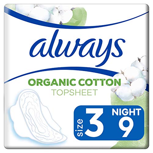 Always Cotton Protection Taille 3 serviettes hygiéniques nuit haute protection