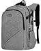 VSNOON Laptop Backpack, TSA Friendly Business Travel Anti-Theft Laptop Backpack Bag for Women & Men with USB Charging, Durable Water Resistant Collage School 15.6 Inch Computer Rucksack Daypack- Grey