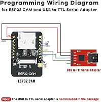 Vista 5 de 2 unids ESP32-CAM WiFi inalámbrico+placa de desarrollo Bluetooth con módulo de cámara OV compatible con Arduino