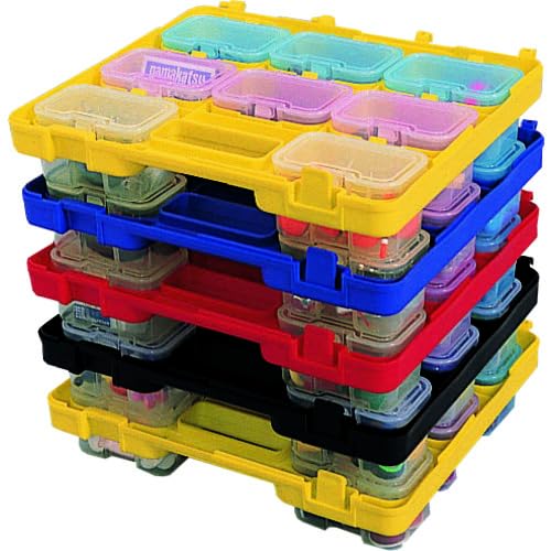 Amazon | デンサン スケルトンパーツボックスミニ 黒枠 フタ付