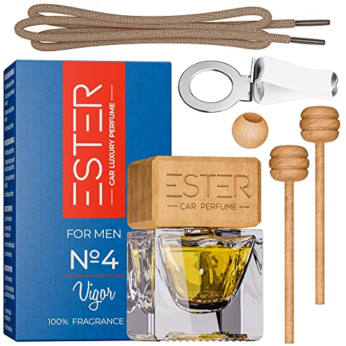 Car Luxury Perfume - Air Freshener - №4 Vigor: For Men - 1Fl Oz Luxury Essential Oil Diffuser with...