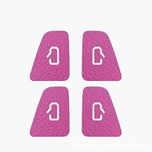 2 Sets Car Door Switch Button Cover, Made of PVC Material, Tesla Interior Accessory, Suitable for Tesla Model 3/Y Purple-8PCS