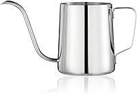 Doseno Mini Indoor Watering Can - 12oz Rust-Proof 304 Stainless Steel, Long Spout for Precise Plant Watering
