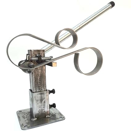 WUXIANCILANG Heavy-Duty Universal Bender, Iron Scroll Making Tools. High Capacity Flat Bar, Square Bar and Round Bar Metal Bender, Scroll Bending