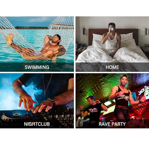 GENEMEN Herren Sport Bra Sexy Glitzer Oberteil Sissy Dessous Bikinis Crop Tank Top Crossdresser Kleidung (Blasen Schwarz)