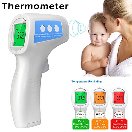 Flykee Non Contact Thermometer Digital Baby Infrared Medical Fever Temperature Measure Tool