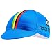 RockBros Cycling Sun Cap Polyester Breathable Baseball Hat for Men Awsome Motorcycle Caps (Rainbow Blue)