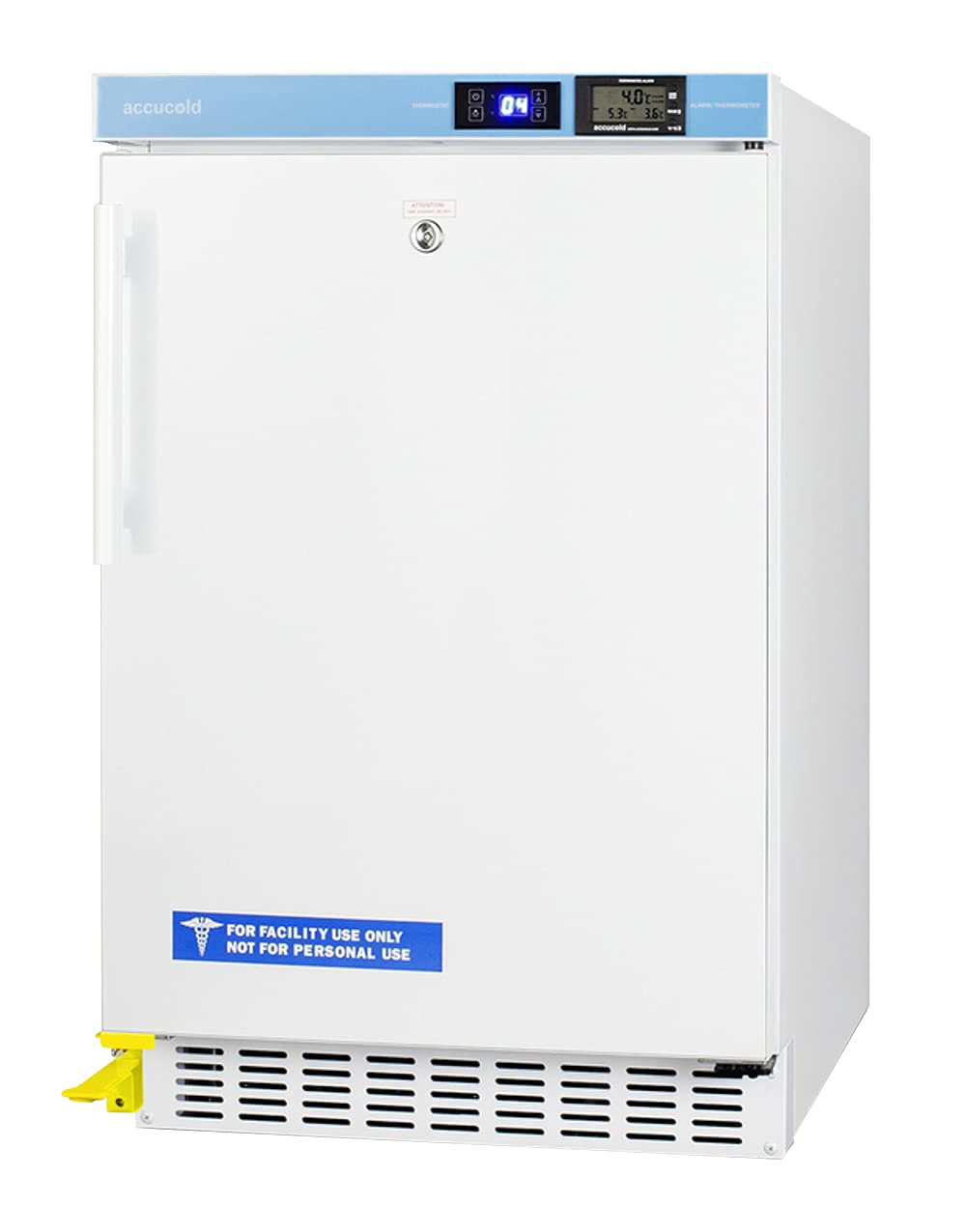 Summit Appliance ACR45LSTO 20" Wide Built-In All-Refrigerator, ADA Compliant, 2.65 cu.ft Capacity, External Temperature Readout, Digital Thermostat, High/Low Temperature Alarm, No-Frost Operation on Fridge.com