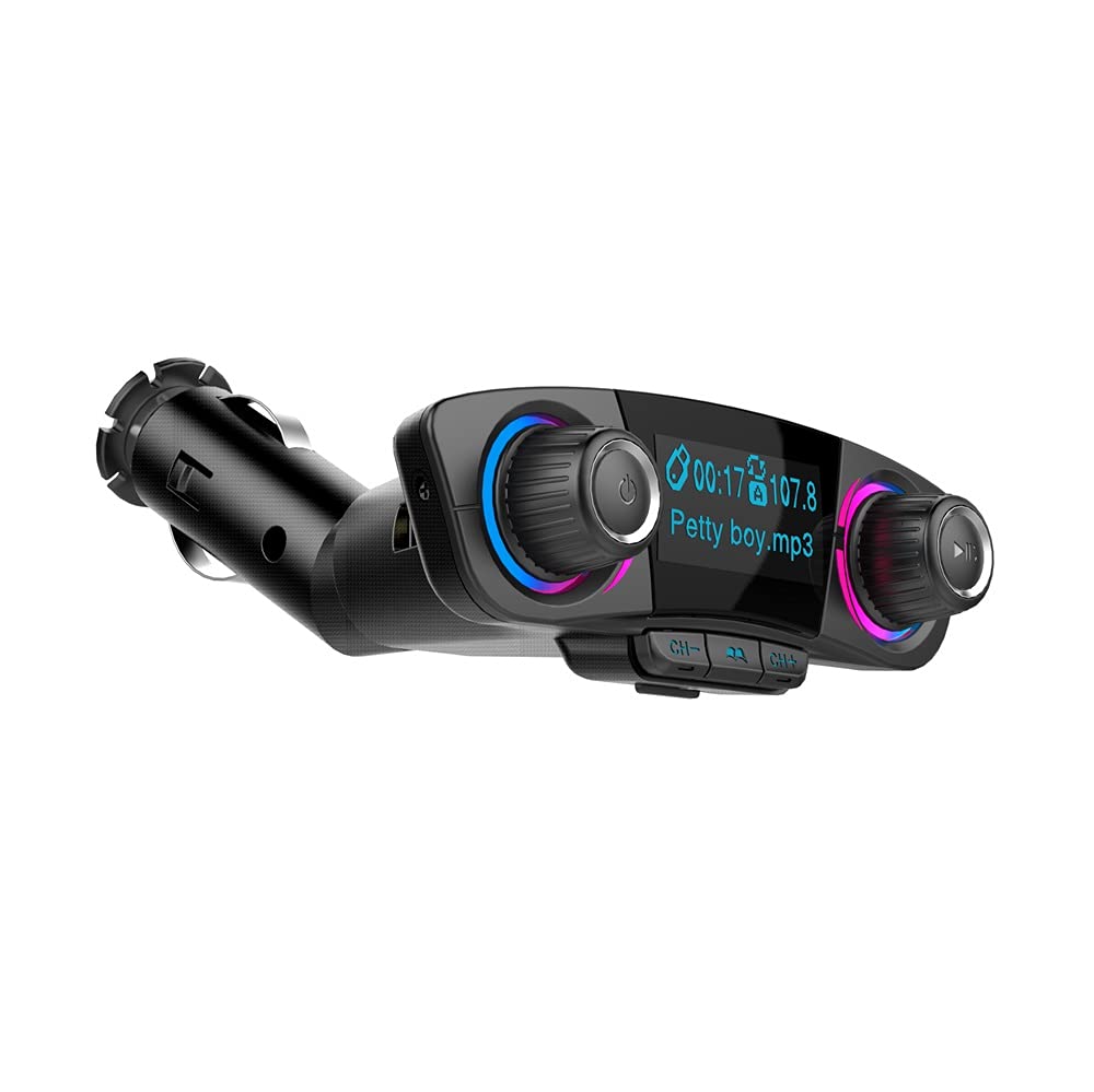 YONGYAO BT06 Bluetooth per Auto Lettore MP3 Trasmettitore FM Modulatore Aux Kit Vivavoce per Auto Ricarica Intelligente Caricatore per Auto Doppio USB