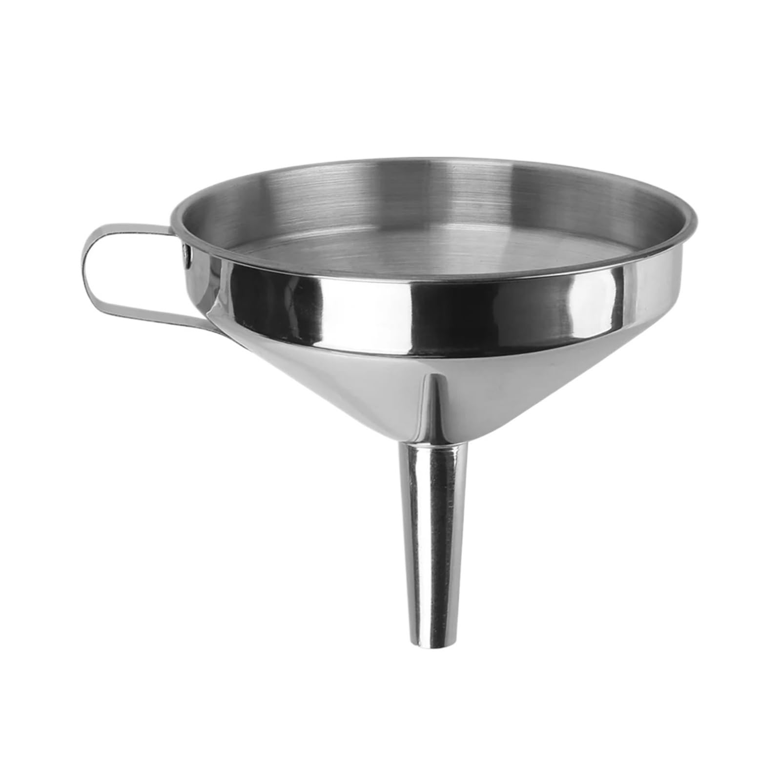 Embudos Embudo de Acero Inoxidable for enlatar Vino, Cerveza, Aceite, Frasco, Utensilios de Cocina, embudos de Boca Ancha, Embudo de Metal con Filtro Desmontable.(14CM)