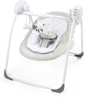 Folding Baby Swing, Sweet Little Lamb Design, Soothing Music, Suitable for Newborns 079