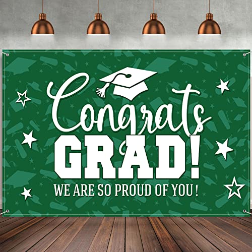 Fondo Decorativo Graduación 72.8 x 43.3 Inch Verde miniatura 1