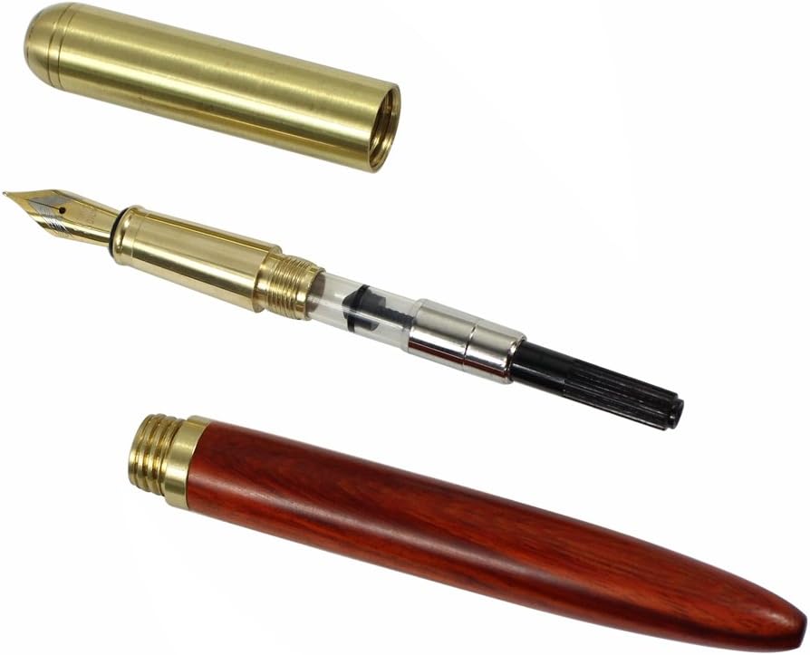 Hillento High Grade Wooden Fountain Pen Wood Stationery Business Office