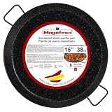 Magefesa 15-Inch Enameled Steel Paella Pan