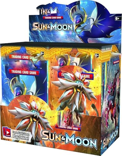 Image of Pokemoon TCG 50 Cardds Bundle | 5 Packs of 10 Random Collectible Trading Cardds | Surprise Cardd Set for Kids & Collectors (Sun & Moon 5 Pack 50 Cards)