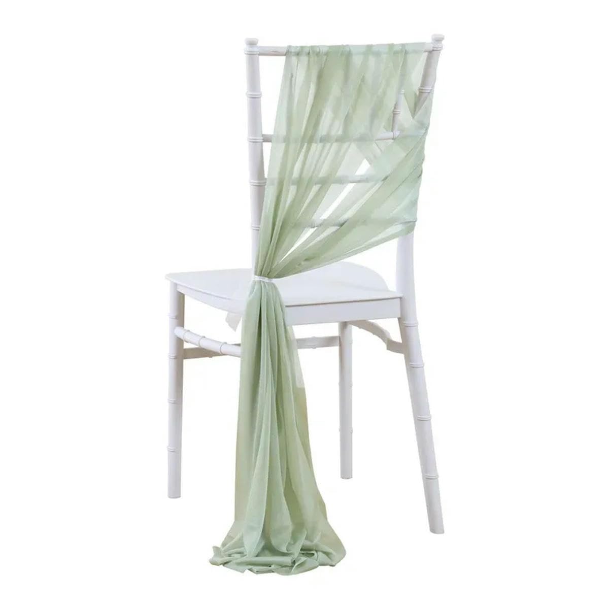 Szyfonowe szarfy na krzesło do dekoracji ślubnej, 10 szt., 17 x 275 cm, na imprezę, bankiet, eleganckie i wszechstronne dekoracje stołu
