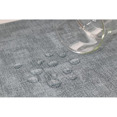 Guzzini - Tiffany, FABRIC Tovaglietta Rettangolare Double Face - Grigio Cielo, 43 x 30 cm - 22609192 - immagine 5