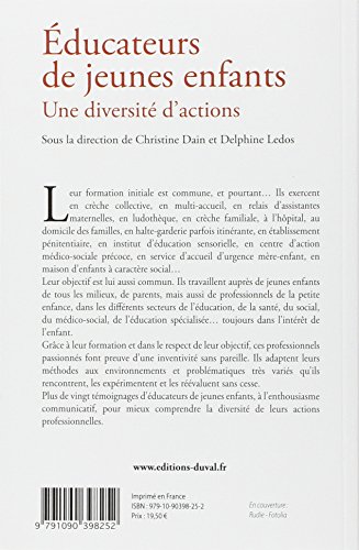 Educateurs de jeunes enfants. Une diversité
