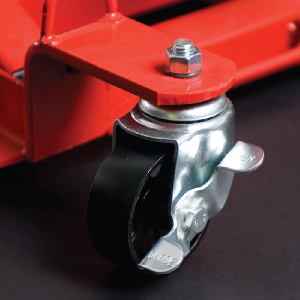 BIG RED 1500 lb Hydraulic Motorcycle Lift Jack: Powersports Lift Jack Stand Table for ATV, Dirt Bike, UTV and Snowmobile