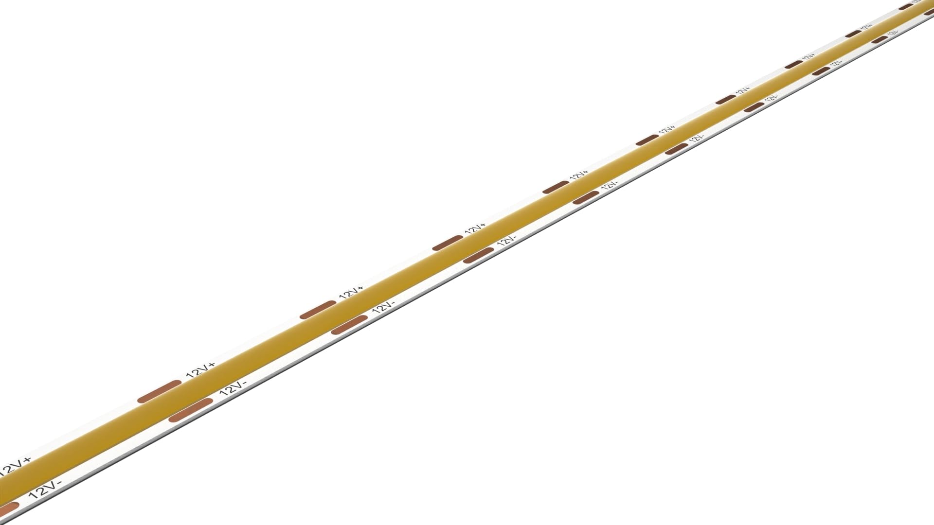 Kalb LED COB CCT Strip Rollo de 12V 5m, Rollo de 320 LEDs/m, 10W/m, Flexible, autoadhesiva, iluminación sin costuras, 3500K-6000K, tecnología COB, para iluminación de muebles y habitaciones, tiras LED
