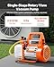 VEVOR Vacuum Pump, 3.5 CFM 1/4 HP, HVAC Single Stage Rotary Vane AC Vacuum Pump, for R134a R22 R410a Systems, with Oil Bottle, 1720 PRM, for Automotive Air Conditioner Maintenance Resin Degassing