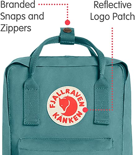Image of Fjallraven Kanken Backpack - Durable Vinylon Fabric, Water-Resistant, Classic Design - School, Travel