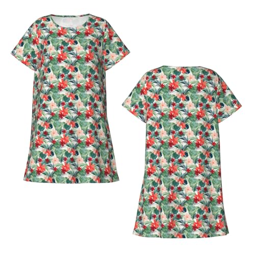Chemise de nuit légère pour vos douces nuits d'été fleuries