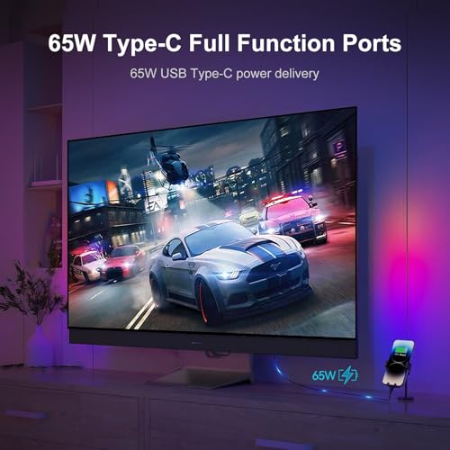 INNOCN 48" OLED Gaming Monitor 4K 138Hz UHD HDMI 2.1 USB Type C Computer Monitor FreeSync Premium Pro, 100% sRGB, 10Bits, HDR 10, Built-in Stereo Speakers, VESA Mountable, Black - Image 3
