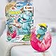 INKEE Fun Beach | 3er Multipack Badebomben Kinder mit Hippo Figuren , 3X Badekugeln Kinder mit Überraschung , Wassermelone Duft , mit Mango Butter