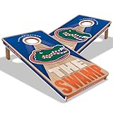 YouTheFan NCAA Florida Gators 2' x 4' Slogan Series Professional Wood Cornhole Game