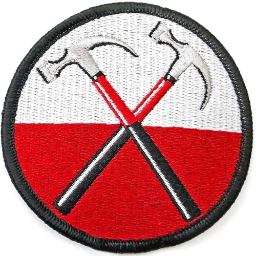 Iron on Patch Pink Floyd Patch The Wall Hammers Circle Band Logo Nuovo Ufficiale Iron On Size One Size