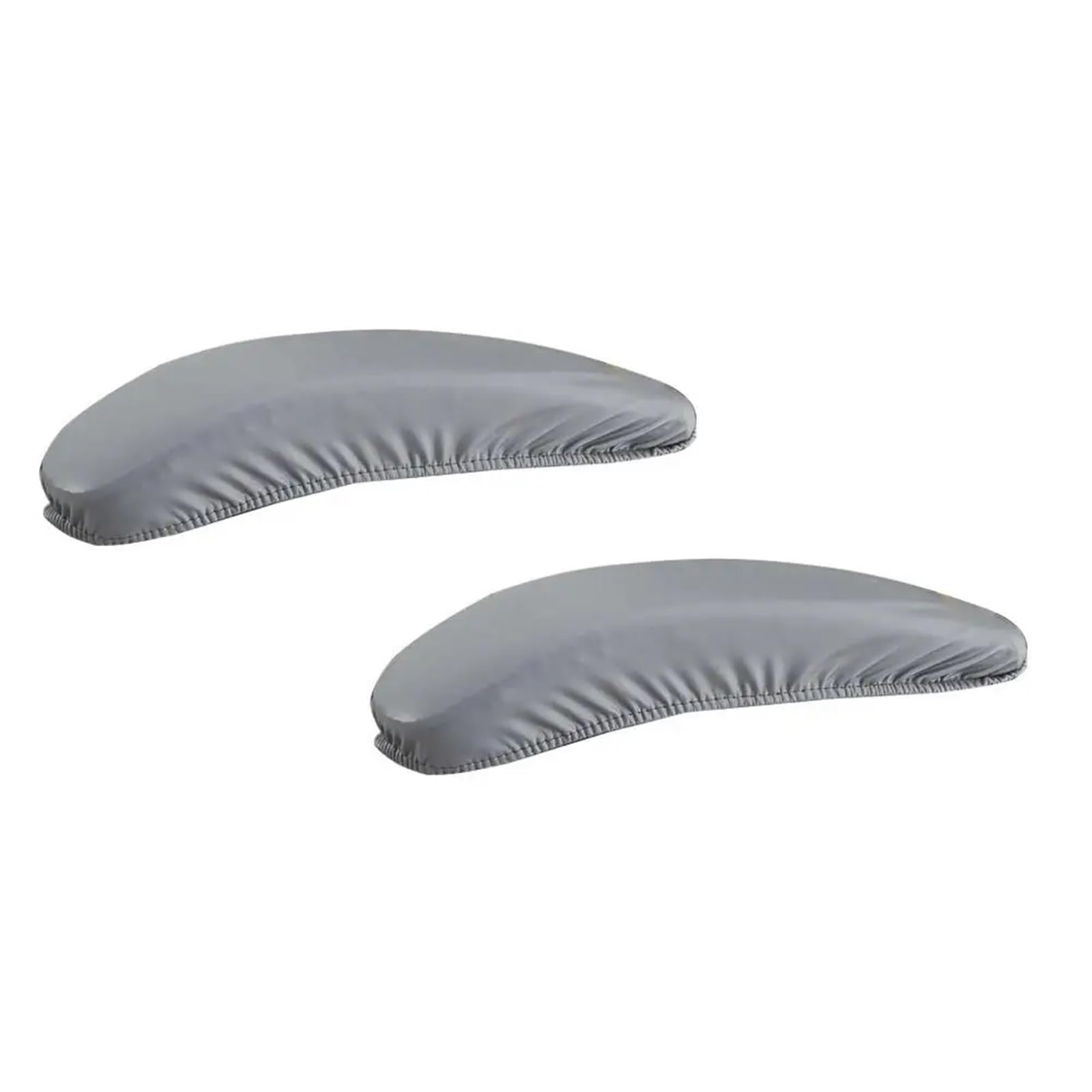 ENmrfvkz Office Spandex Armrest Covers, Office Chair Arm Covers 2 pcs Leather Slipcover Multicolor For Desk Chairs(Light Grey)