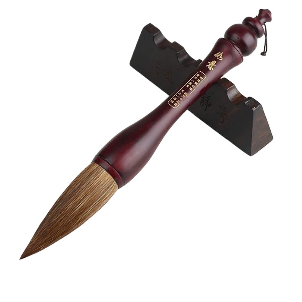 Chinese Calligraphy Drawing Brush, Large Chinese Calligraphy Brush Wolf Hair For Chinese Painting And Couplet Writing
