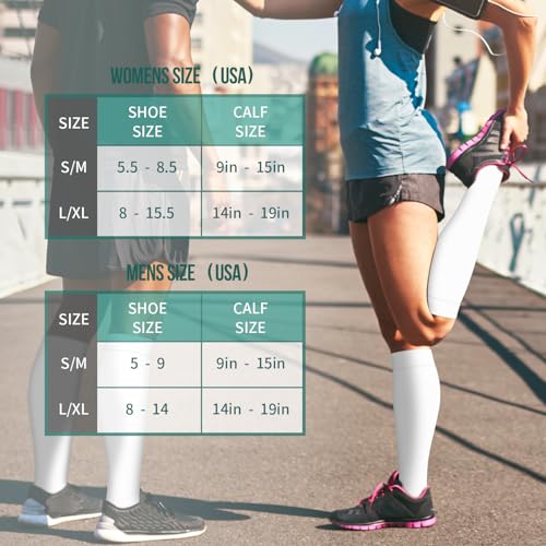 Image of Laite Hebe 3 Pack Medical Compression Sock-Compression Sock For Women and Men Circulation -Best for Running,Nursing,Athletic Sports