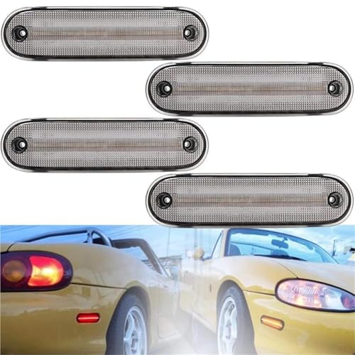 Luces LED de posición lateral transparentes para sustituir intermitentes de Mazda MX-5 2