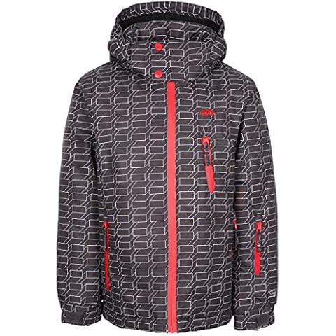 Trespass Kids Waterproof Ski Jacket with Hood Cover