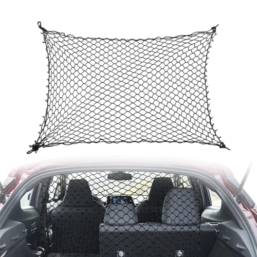 Auto Barriere - 119,9 cm Sicherheitsnetz | PP Mesh Trennwand - Ausbruchsicher Hund Auto Barrieren Tor...