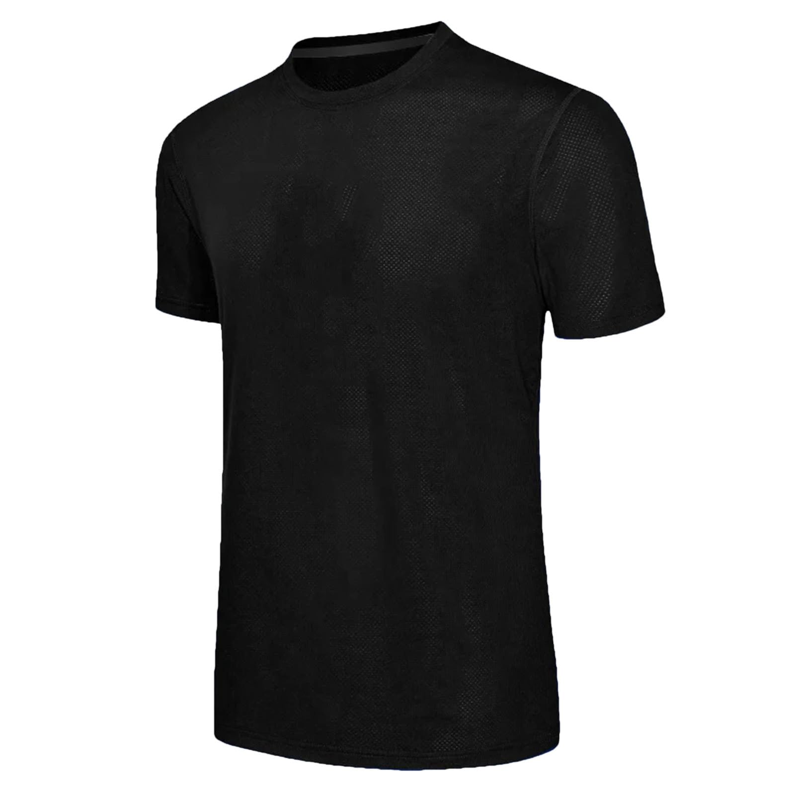 Camicie da palestra da uomo estive casual sport fitness t-shirt slim fit leggera atletica manica corta